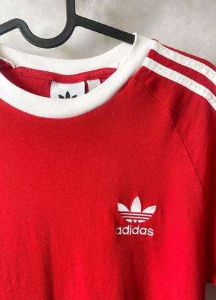 Футболка adidas оригинал, женская футболка адидас с лампасами8 фото