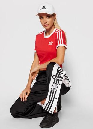 Футболка adidas оригінал, жіноча футболка адідас з лампасами4 фото