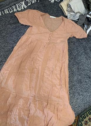 Платье из жатой ткани3 фото