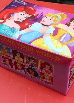 Kmd-3530 корзина ящик для игрушек princess детская 40*25*25см