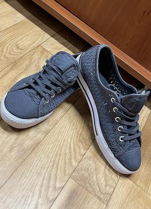 Летние кеды с перфорацией converse