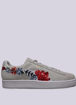 Кроссовки pu-ma  suede hyper embelished