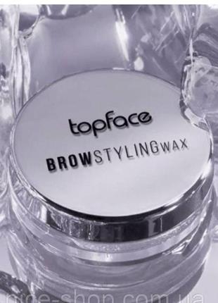 Моделирующий воск для бровей top face2 фото