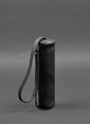 Чехол для ключей кожаный ключница на змейке черная 3.13 фото