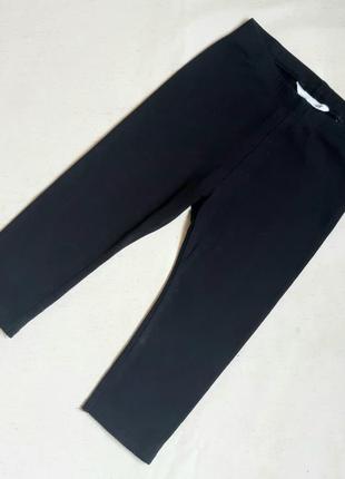 Лосины f&f англия черные хлопковые на 1-1,5 года