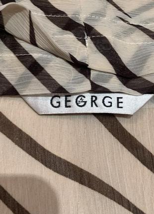 Стильная шифоновая блузка большого размера6 фото