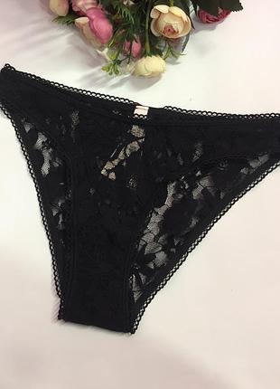 Мереживні трусики victoria's secret вікторія сікрет