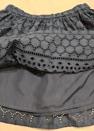Летняя юбка из прошвы h&amp;m, р. 128/1343 фото