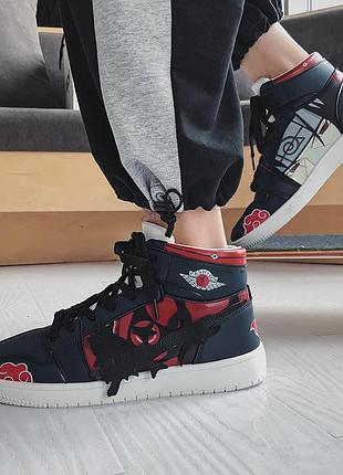 Кроссовки в стиле джордан наруто