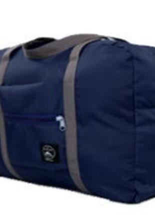 Складная дорожная, спортивная сумка 25l dkm bag синяя2 фото