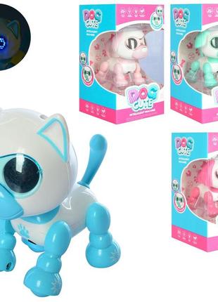 Собака zyjh135 (96шт) 9 см, сенсорна (голова,нос), муз,звук, світло, бат (таб), у кор-ку, 9-17-9 см