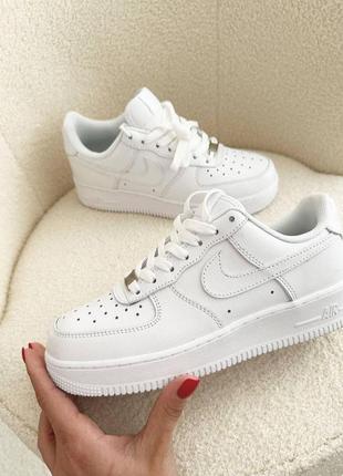 Кроссовки nike air force 1 low white original1 фото