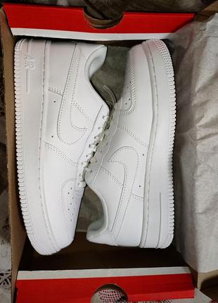 Кроссовки nike air force 1 low white original2 фото