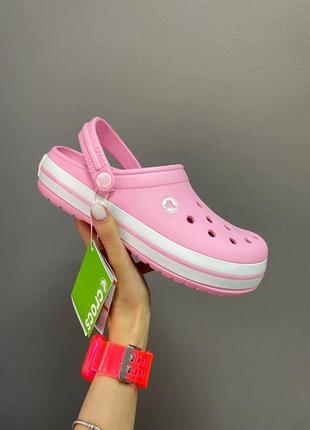 Женские шлепанцы crocs pink classic / smb ✔️4 фото