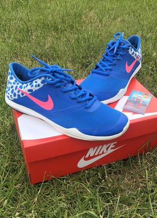 Женские летние кроссовки для тренинга nike studio trainer 2 print blue