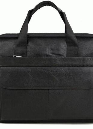 Портфель мужской кожаный черный "buffalo bags" shim1115a-black