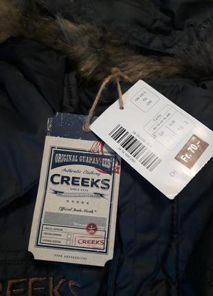 Отличная теплая куртка бренда creeks франция оригинал5 фото