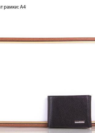 Кожаный мужской кошелек с зажимом для купюр черный karya shi0931-2fl7 фото