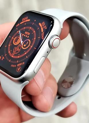 Розумний смарт годинник smart watch gs8 pro max 45mm з українською мовою та функцією дзвінка сірий1 фото