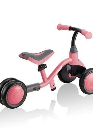 Трехколесный велосипед–трансформер globber learning bike 3 в 1 deluxe deep pastel pink7 фото