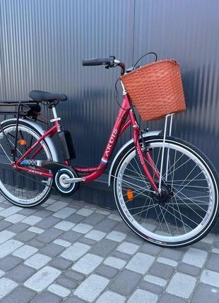 Электровелосипед 26" cubic-bike с аккумулятором в багажнике "lido" 450w 10ah 48v panasonic3 фото