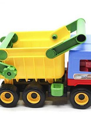 Самосвал "middle truck", желтый