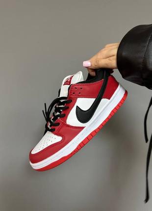 Nike sb dunk low red black, кросівки жіночі найк, женские кроссовки найк
