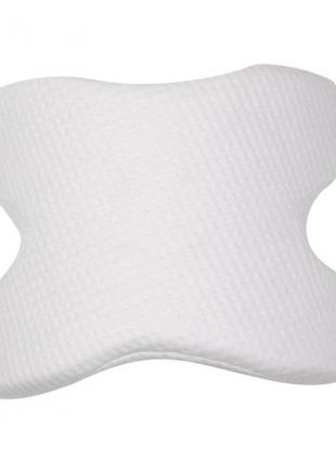 Вигнута ортопедична подушка для сну nap pillow dl-137 з тунелем для руки9 фото