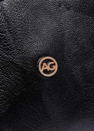 Женская сумка-клатч из кожзама черная amelie galanti a991762-black10 фото