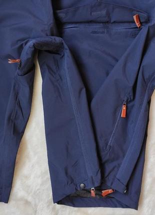 Синяя мужская спортивная куртка деми анорак ветровка с капюшоном карманом батал большого размера6 фото