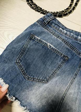 Женские джинсовые шорты topshop4 фото