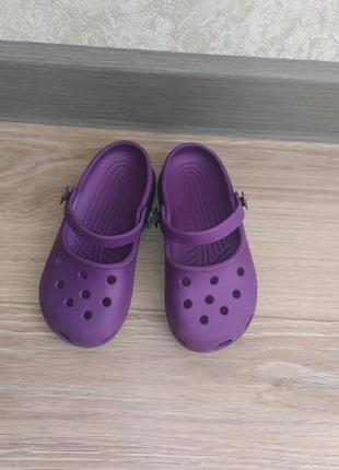 Оригинальные кроксы crocs preto размер 8-9, в углублении-16 см
