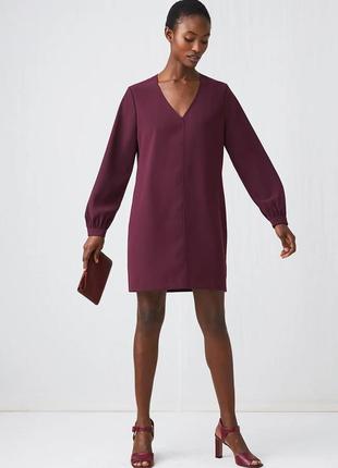 Сукня arket v-neck crêpe dress cos / 38