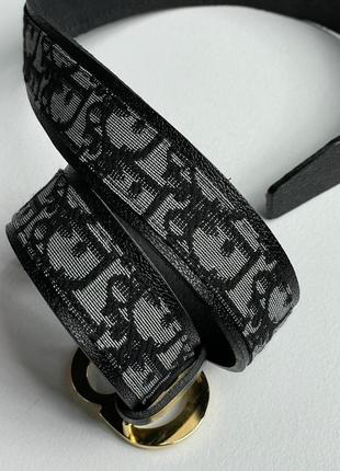 Ремень christian dioratchile belt black/gold2 фото