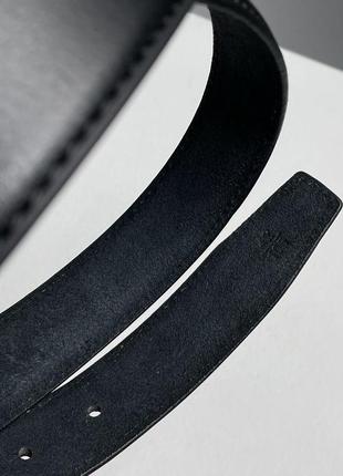 Ремень christian dior leather belt black/gold3 фото