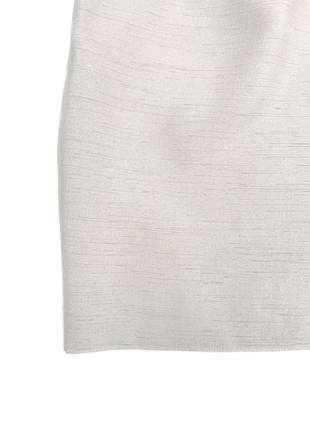 Стильная бежевая юбка с легким шиммером h&m, m6 фото