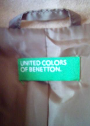 Пальто шерстяное united colors of benetton5 фото