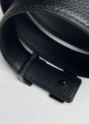 Ремень hermes leather belt total black6 фото