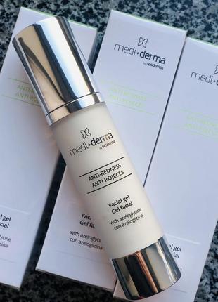 Medi+derma antiredness gel гель от покраснения