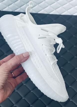 Yeezy boost v2 white adidas кросівки жіночі чоловічі унісекс адідас ізі буст 350 білі3 фото