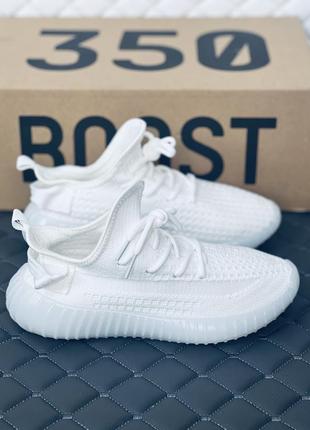 Yeezy boost v2 white adidas кросівки жіночі чоловічі унісекс адідас ізі буст 350 білі1 фото