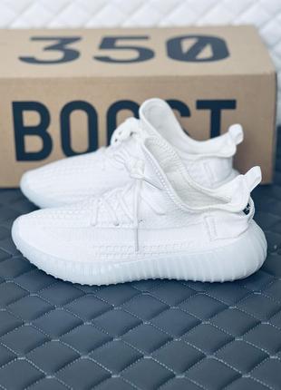 Yeezy boost v2 white adidas кросівки жіночі чоловічі унісекс адідас ізі буст 350 білі4 фото