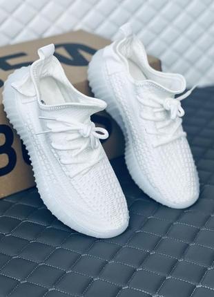 Yeezy boost v2 white adidas кросівки жіночі чоловічі унісекс адідас ізі буст 350 білі6 фото