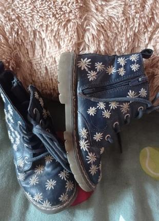 Демисезонные ботинки zara baby для девочки р.242 фото