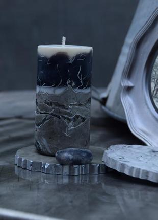 Свічка на бетонній основі3 фото