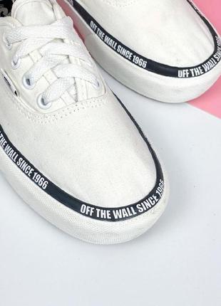 Модні кеди vans authentic на платформі5 фото