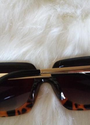 Трендові окуляри, окуляри, сонцезахисні окуляри, леопардові, під леопард3 фото
