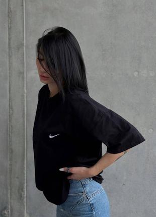 Футболка унісекс в стилі nike oversize з вишивкою❤️6 фото