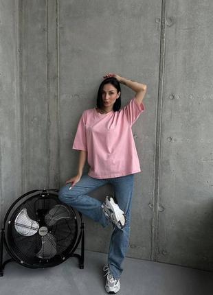 Футболка унісекс в стилі nike oversize з вишивкою❤️2 фото