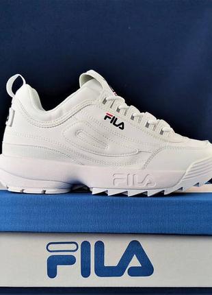 Женские кросовки філа фила кросівки жіночі fila disruptor білі 36,37,38,39,40)